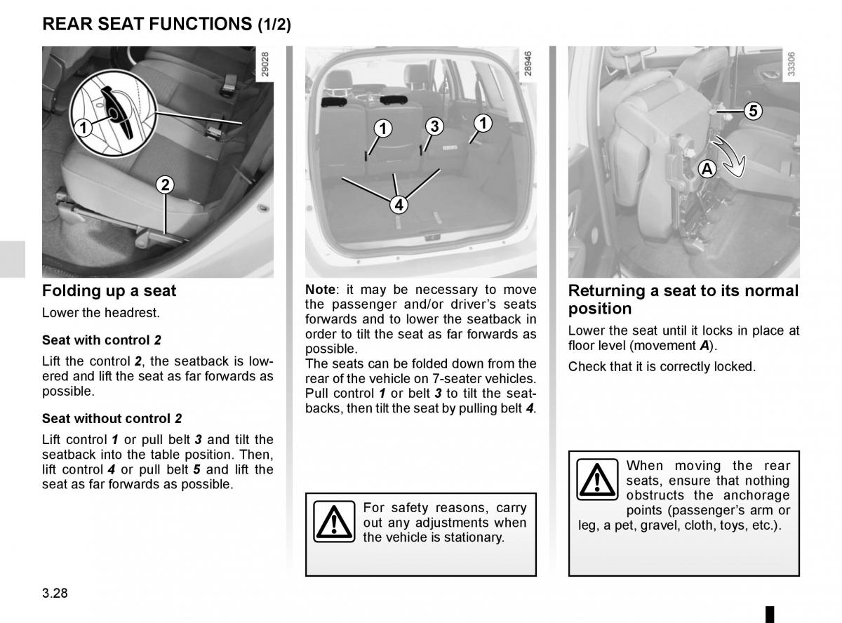 Renault Scenic III 3 owners manual / page 168