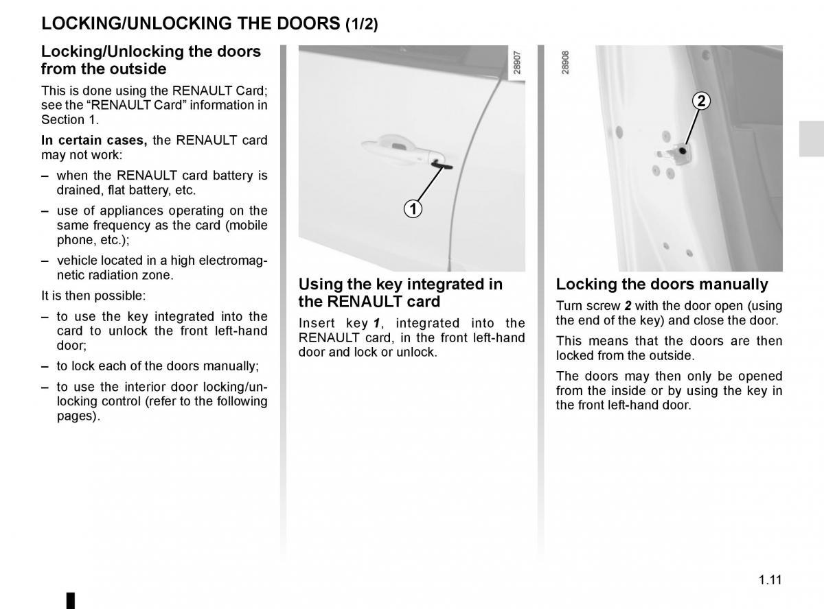 Renault Scenic III 3 owners manual / page 17