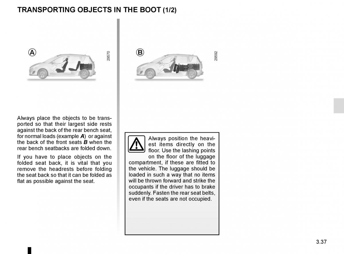 Renault Scenic III 3 owners manual / page 177