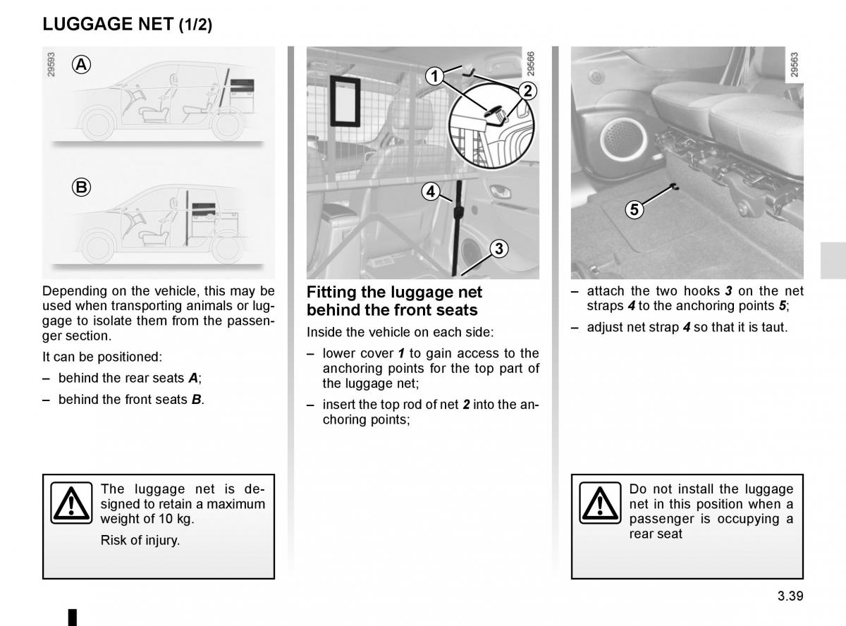 Renault Scenic III 3 owners manual / page 179