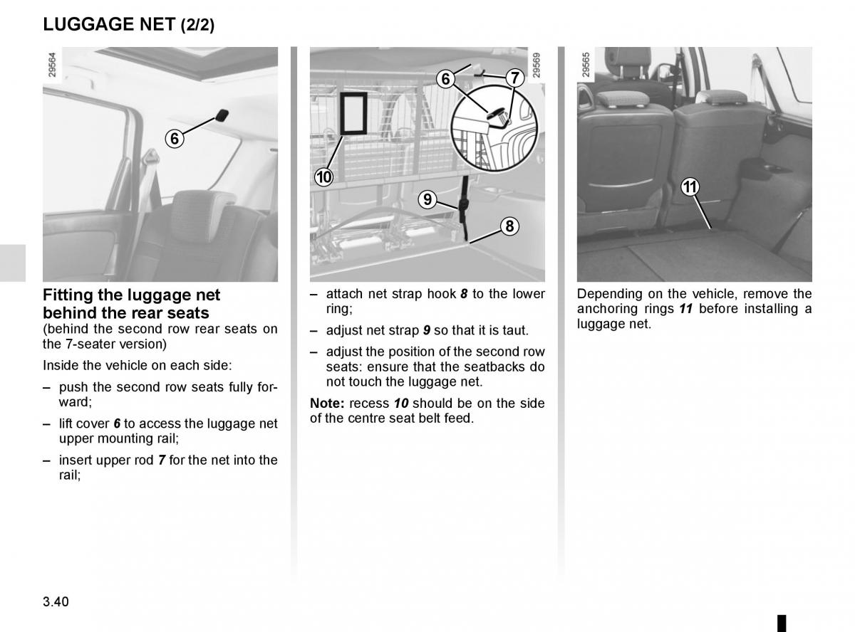 Renault Scenic III 3 owners manual / page 180