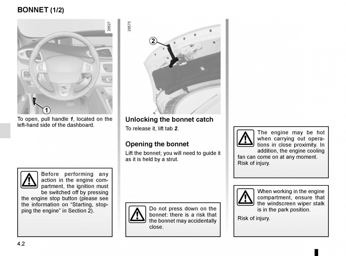 Renault Scenic III 3 owners manual / page 184