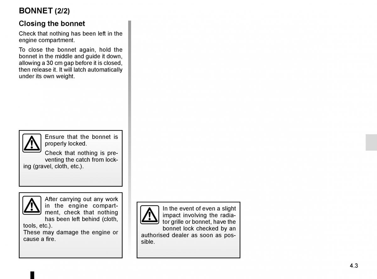 Renault Scenic III 3 owners manual / page 185