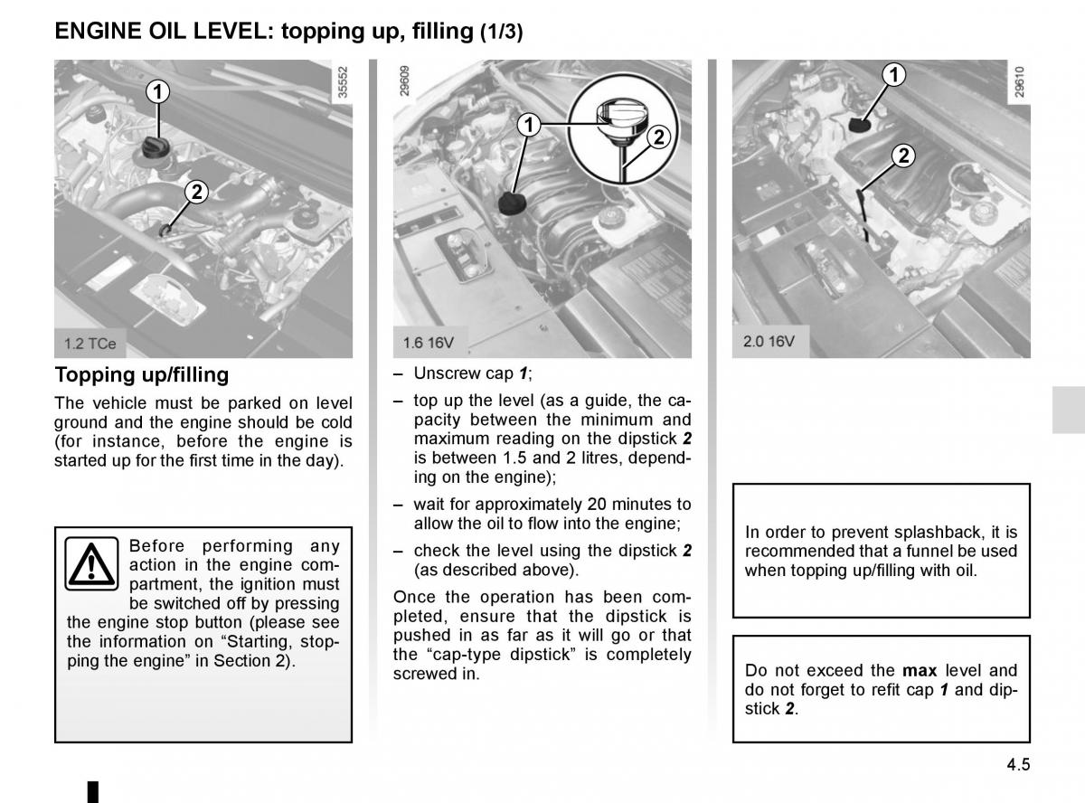 Renault Scenic III 3 owners manual / page 187