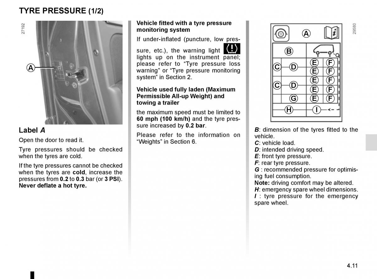 Renault Scenic III 3 owners manual / page 193