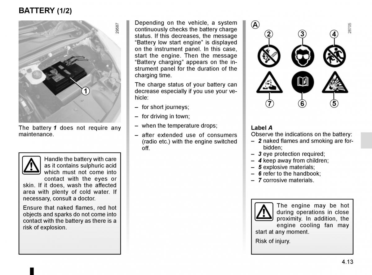 Renault Scenic III 3 owners manual / page 195