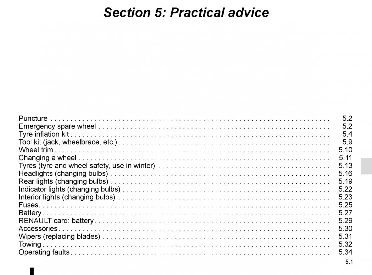 Renault Scenic III 3 owners manual / page 201