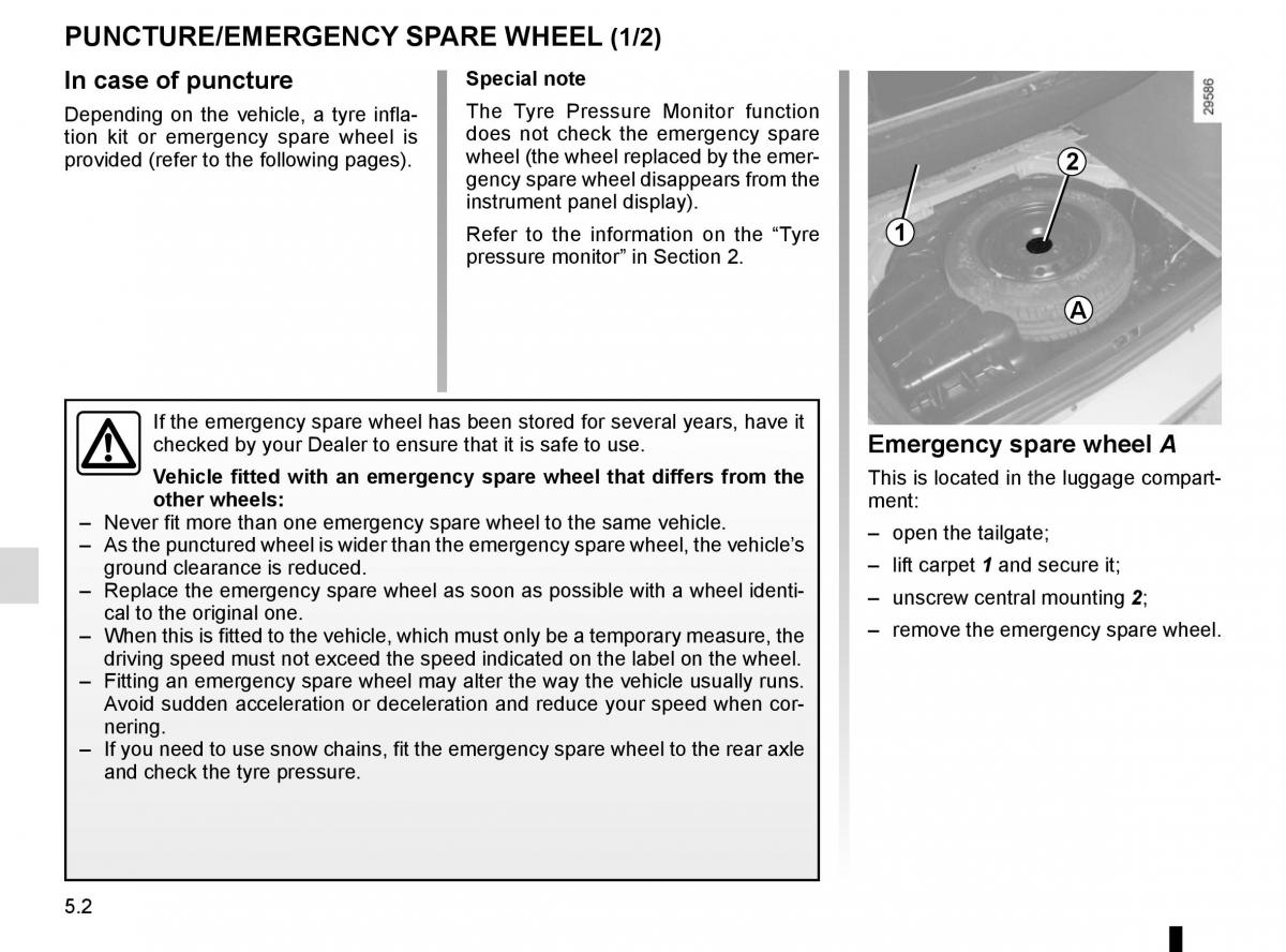 Renault Scenic III 3 owners manual / page 202