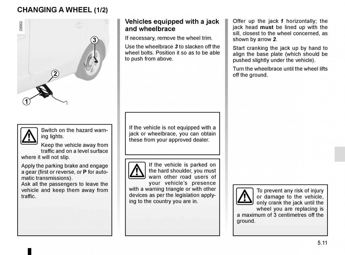 Renault Scenic III 3 owners manual / page 211