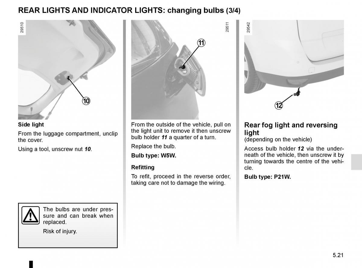 Renault Scenic III 3 owners manual / page 221