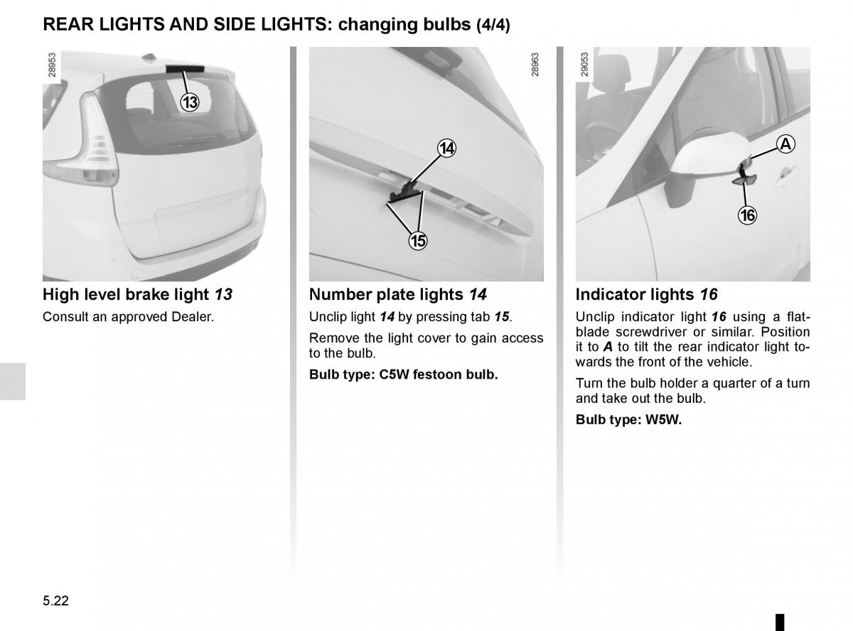 Renault Scenic III 3 owners manual / page 222