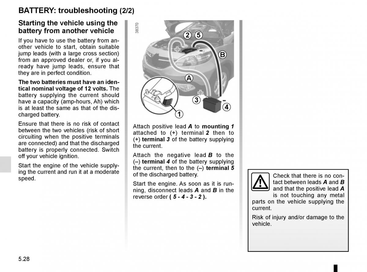 Renault Scenic III 3 owners manual / page 228