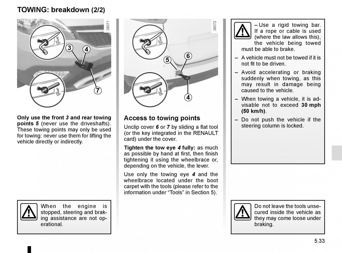 Renault Scenic III 3 owners manual / page 233