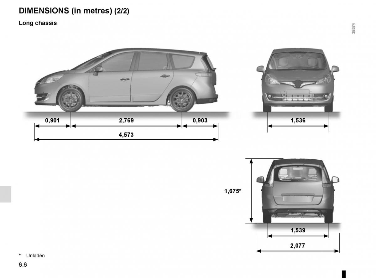 Renault Scenic III 3 owners manual / page 246