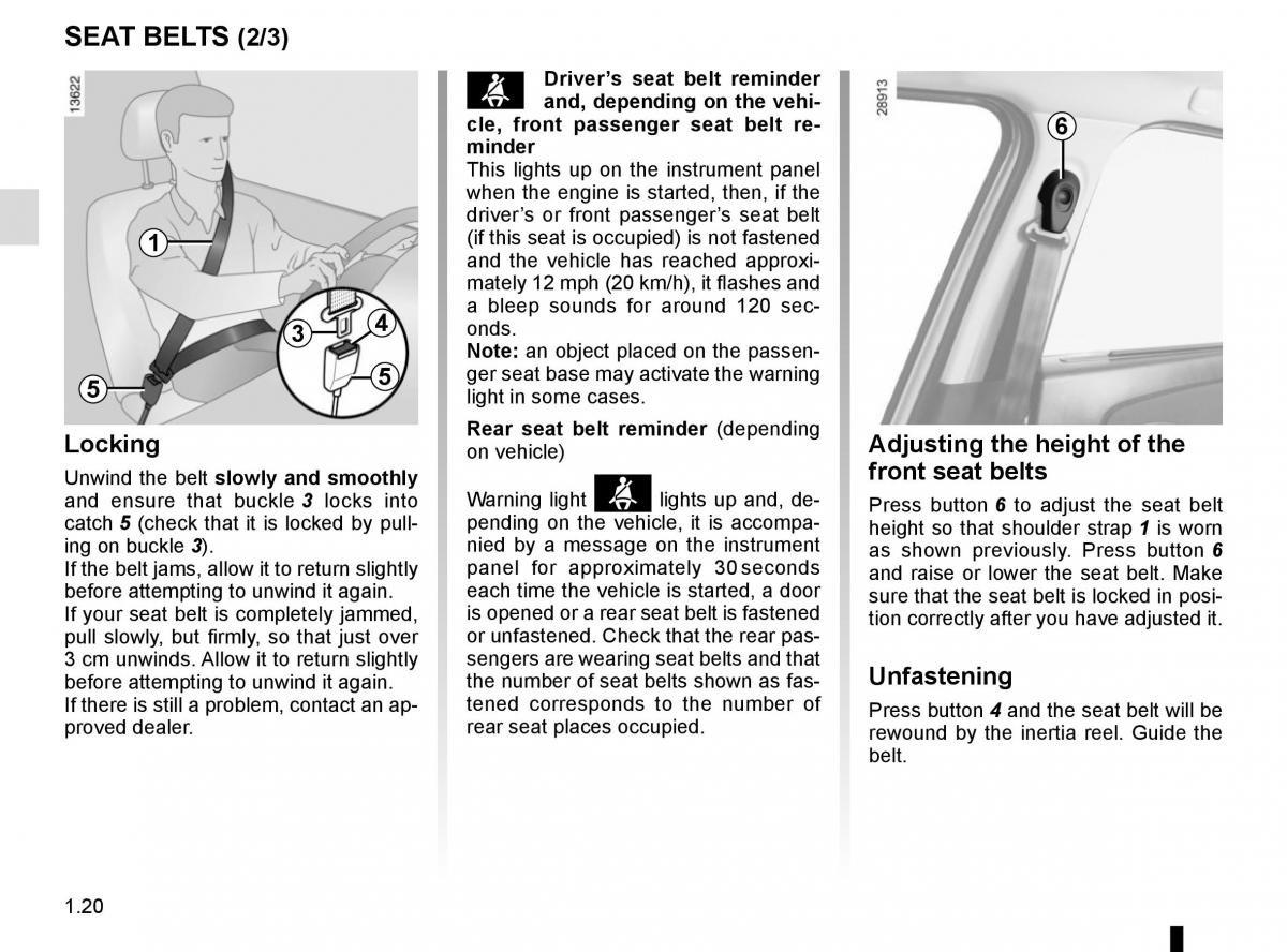 Renault Scenic III 3 owners manual / page 26