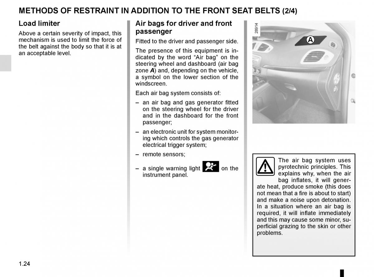 Renault Scenic III 3 owners manual / page 30