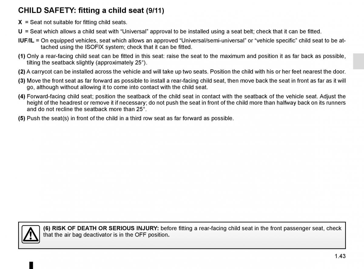 Renault Scenic III 3 owners manual / page 49