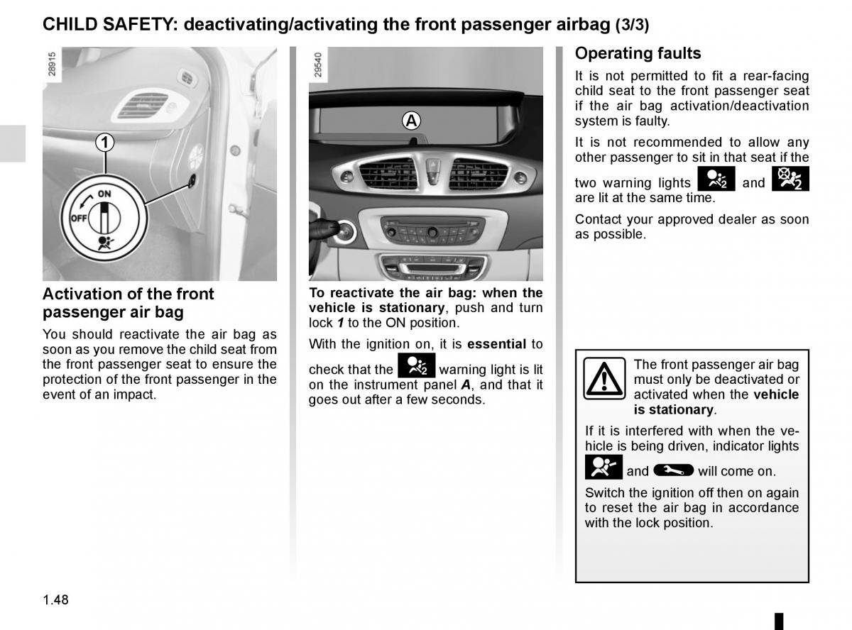 Renault Scenic III 3 owners manual / page 54