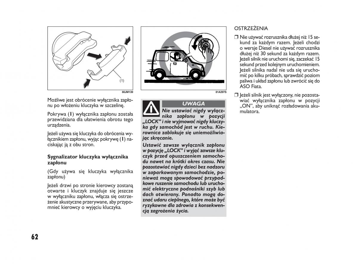 Fiat Sedici instrukcja obslugi / page 66