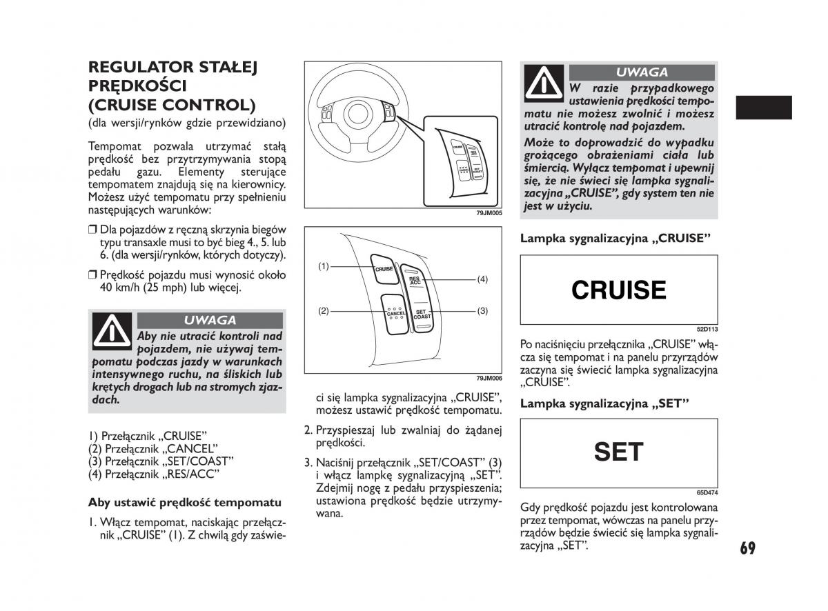 Fiat Sedici instrukcja obslugi / page 73