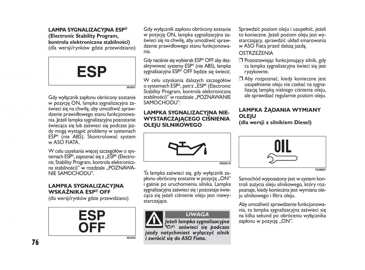 Fiat Sedici instrukcja obslugi / page 80