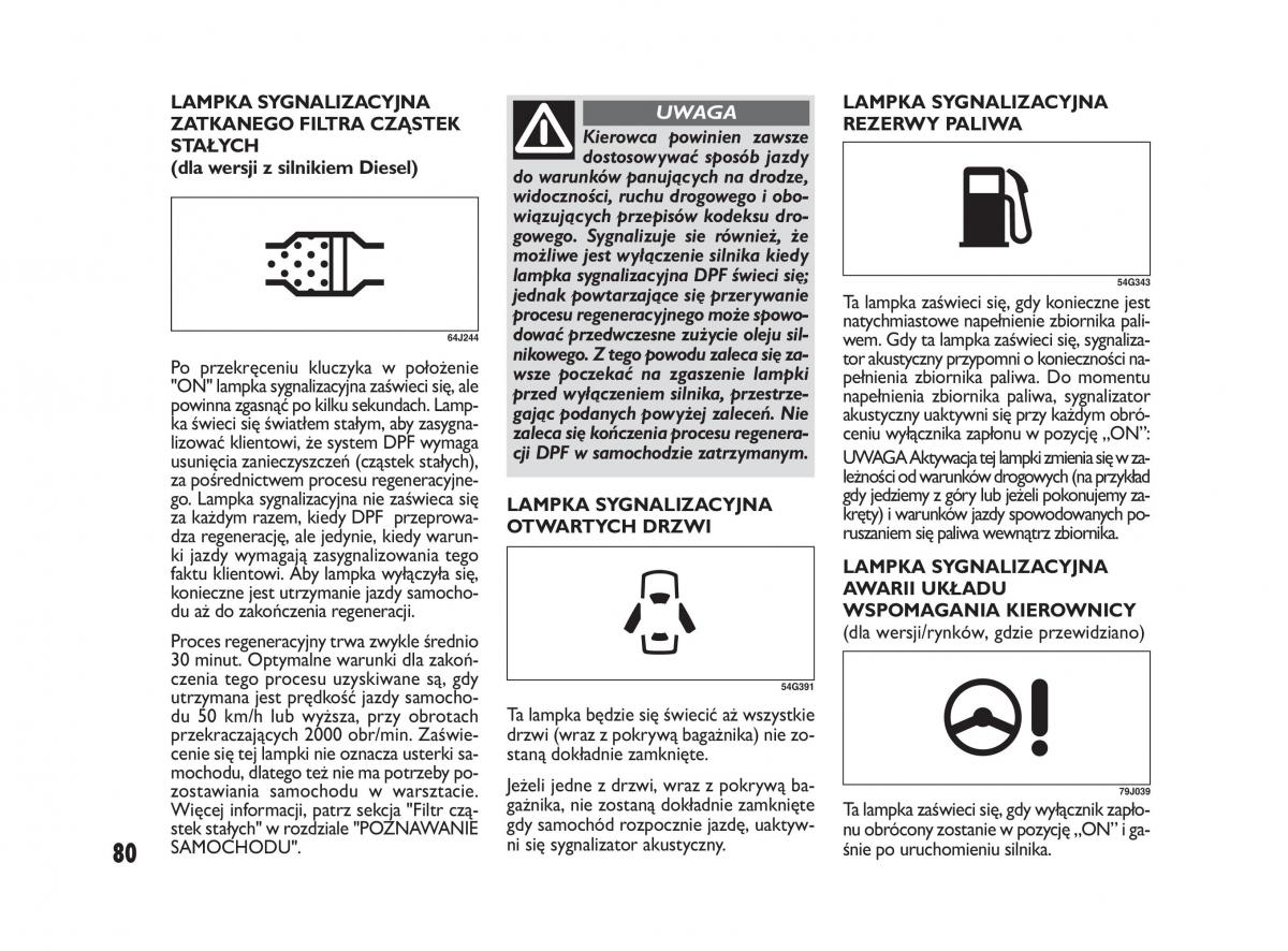 Fiat Sedici instrukcja obslugi / page 84