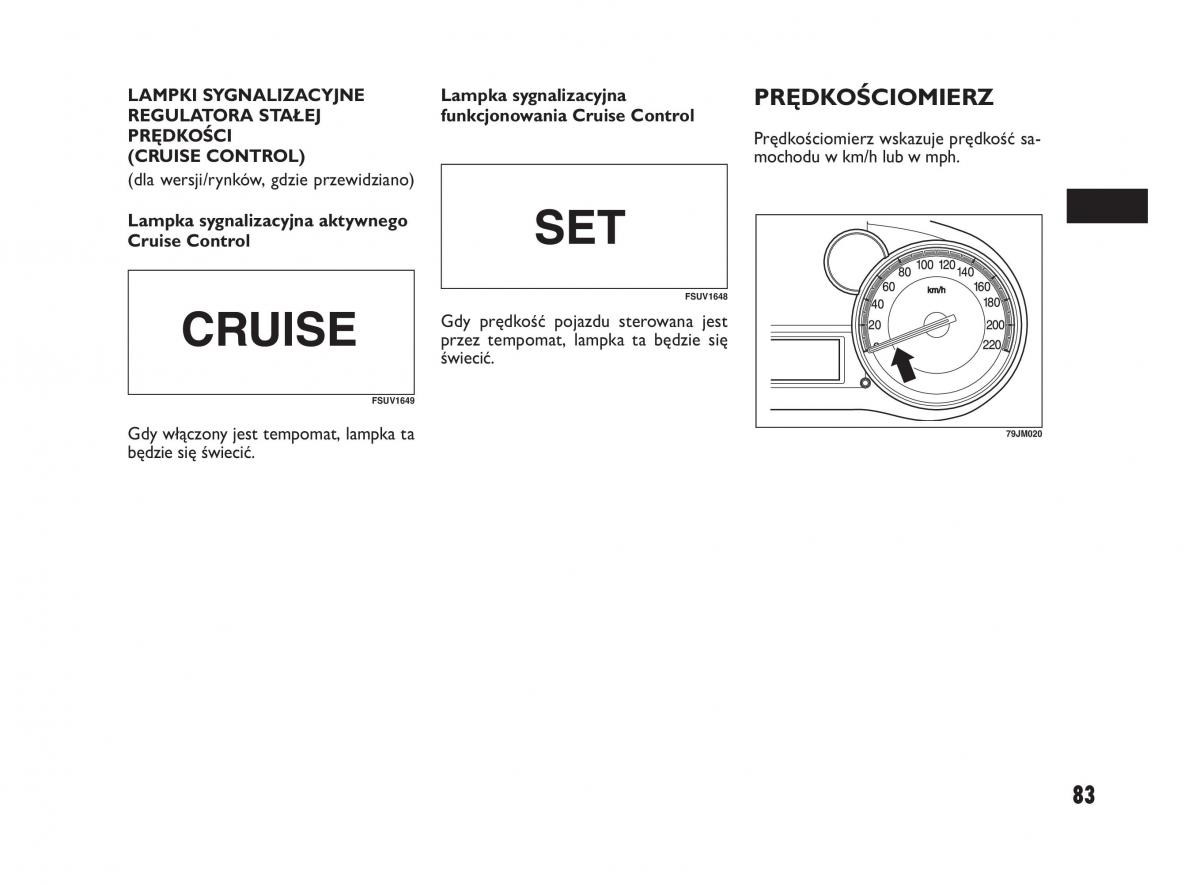 Fiat Sedici instrukcja obslugi / page 87