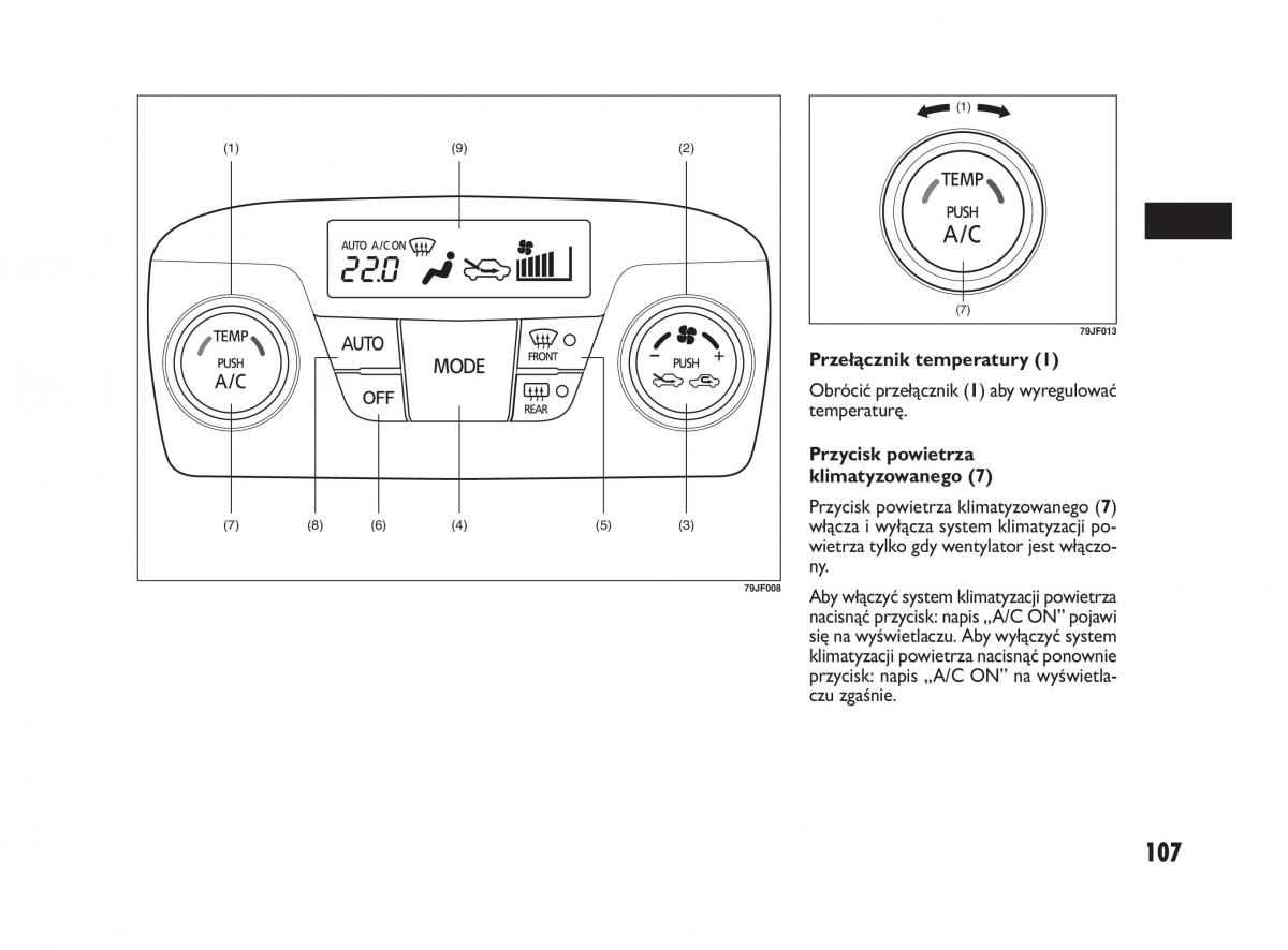 Fiat Sedici instrukcja obslugi / page 111