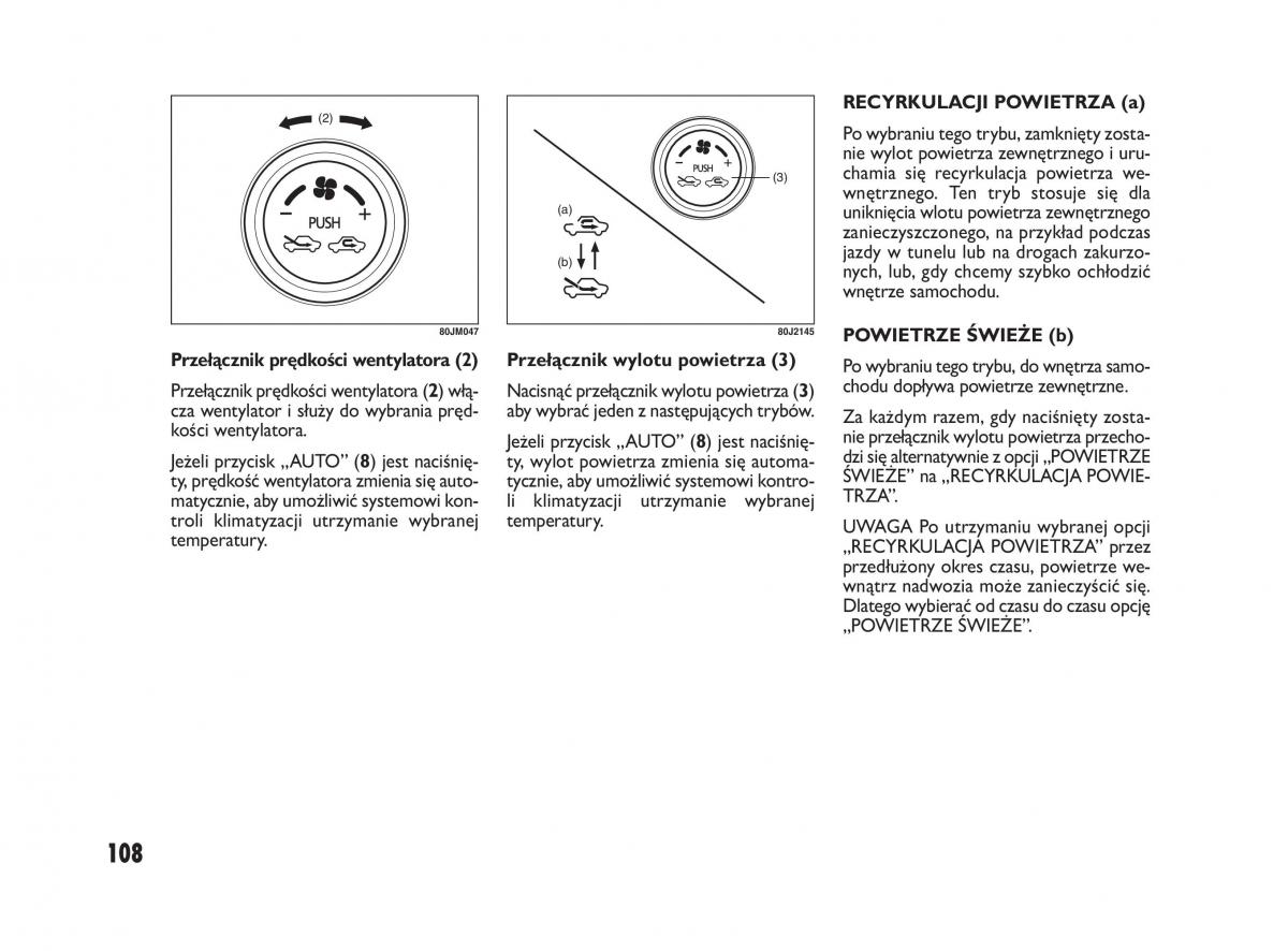 Fiat Sedici instrukcja obslugi / page 112