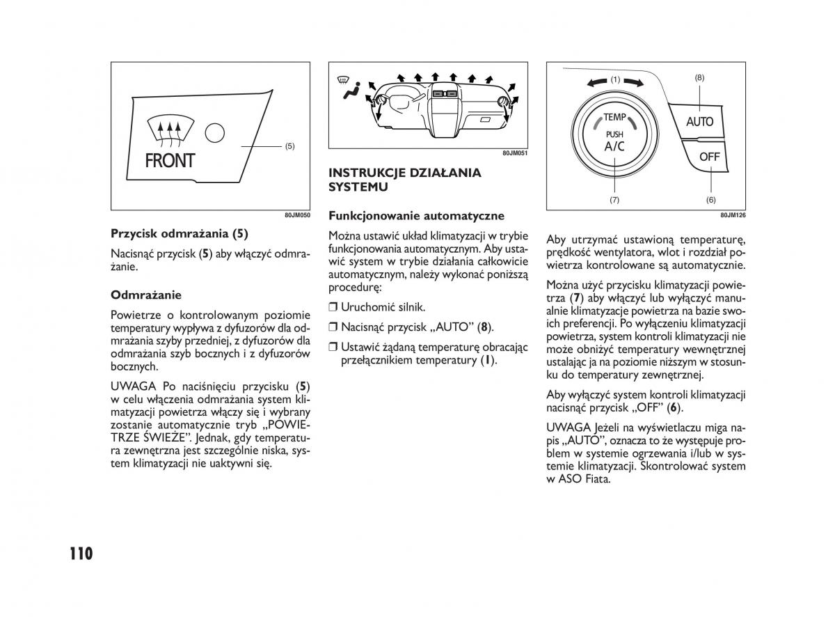 Fiat Sedici instrukcja obslugi / page 114