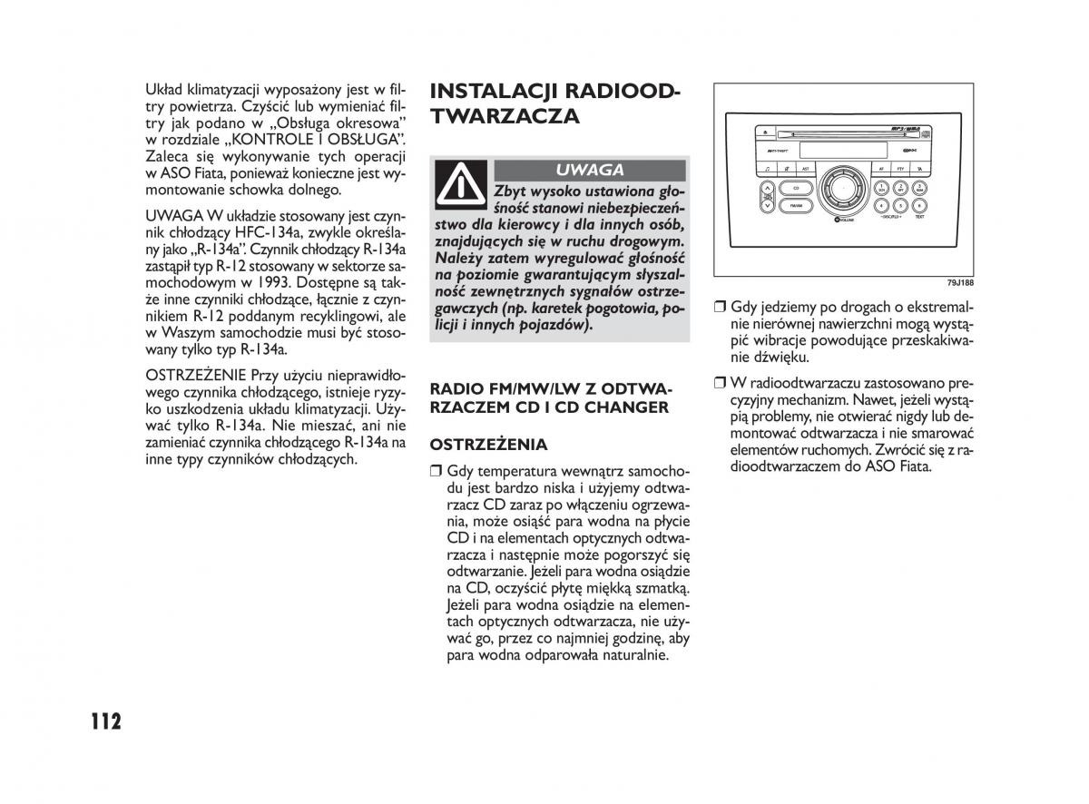 Fiat Sedici instrukcja obslugi / page 116