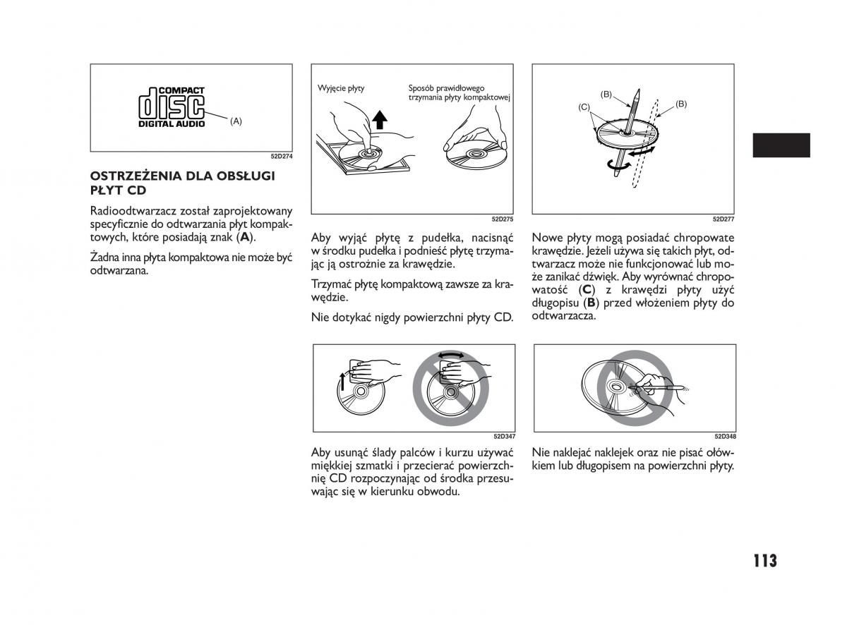 Fiat Sedici instrukcja obslugi / page 117