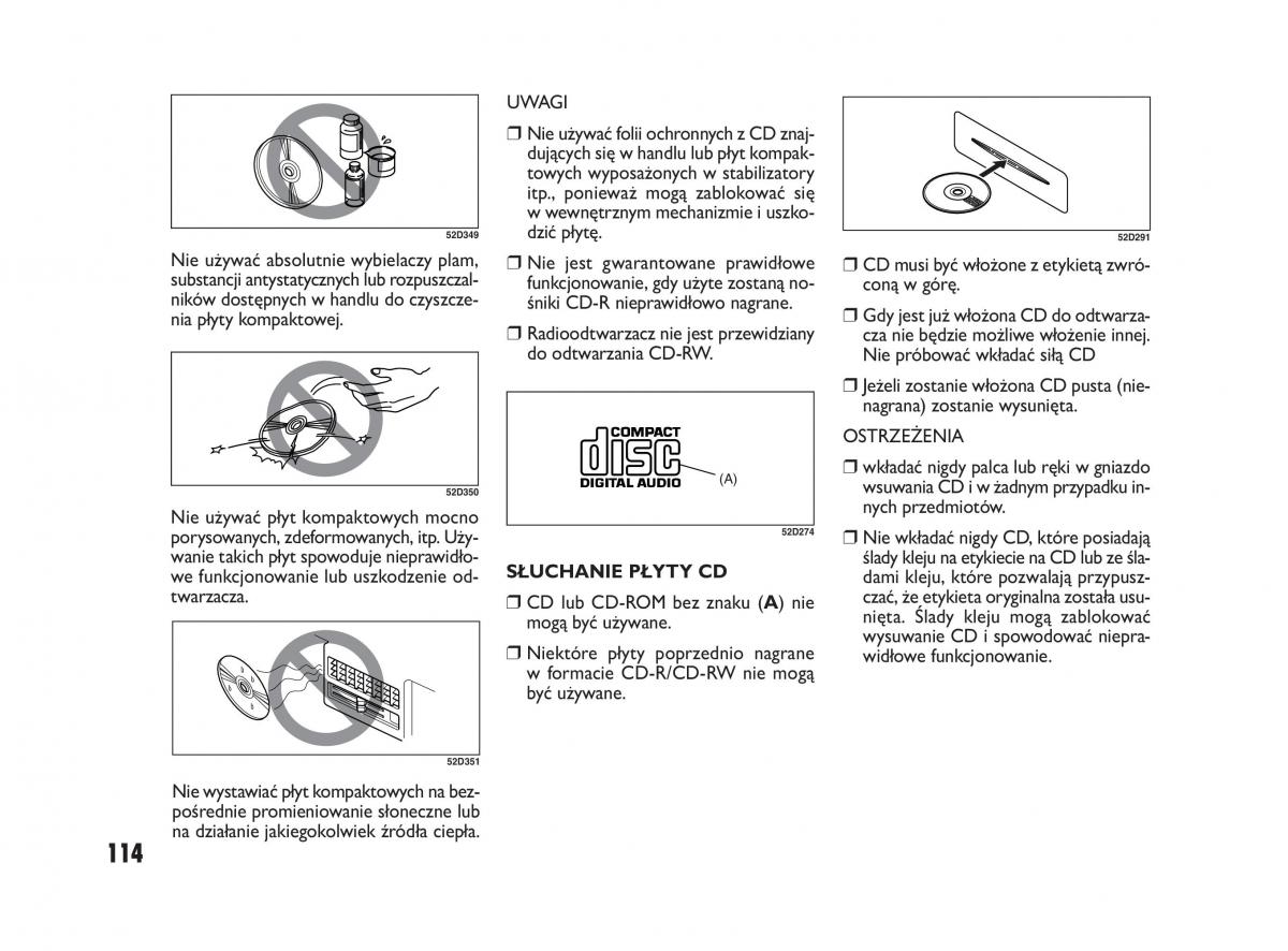 Fiat Sedici instrukcja obslugi / page 118