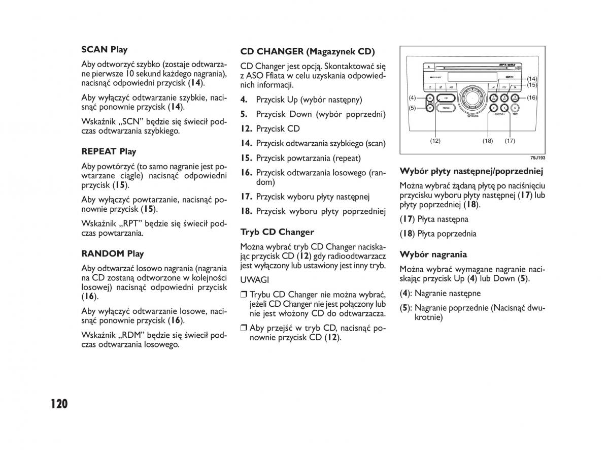 Fiat Sedici instrukcja obslugi / page 124