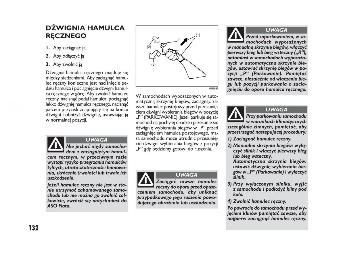 Fiat Sedici instrukcja obslugi / page 136