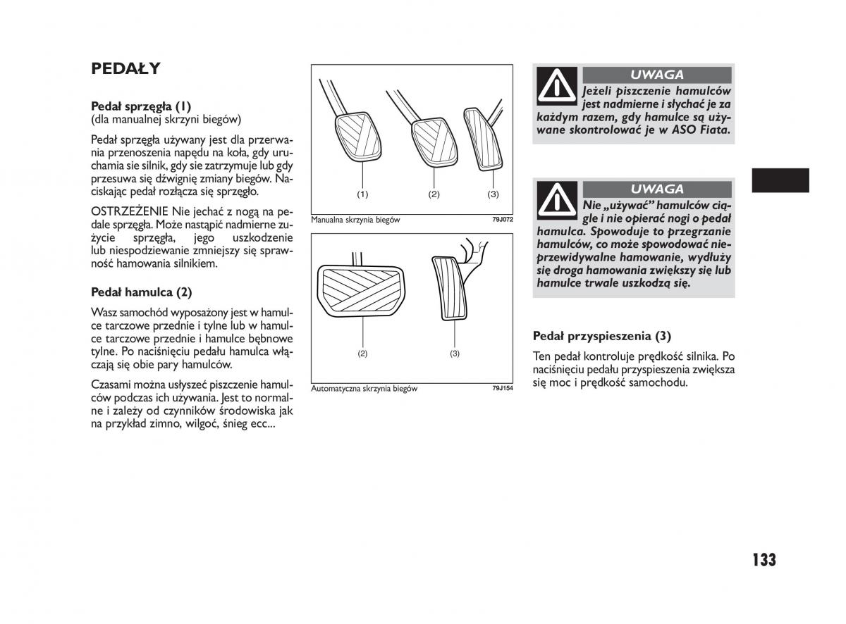 Fiat Sedici instrukcja obslugi / page 137