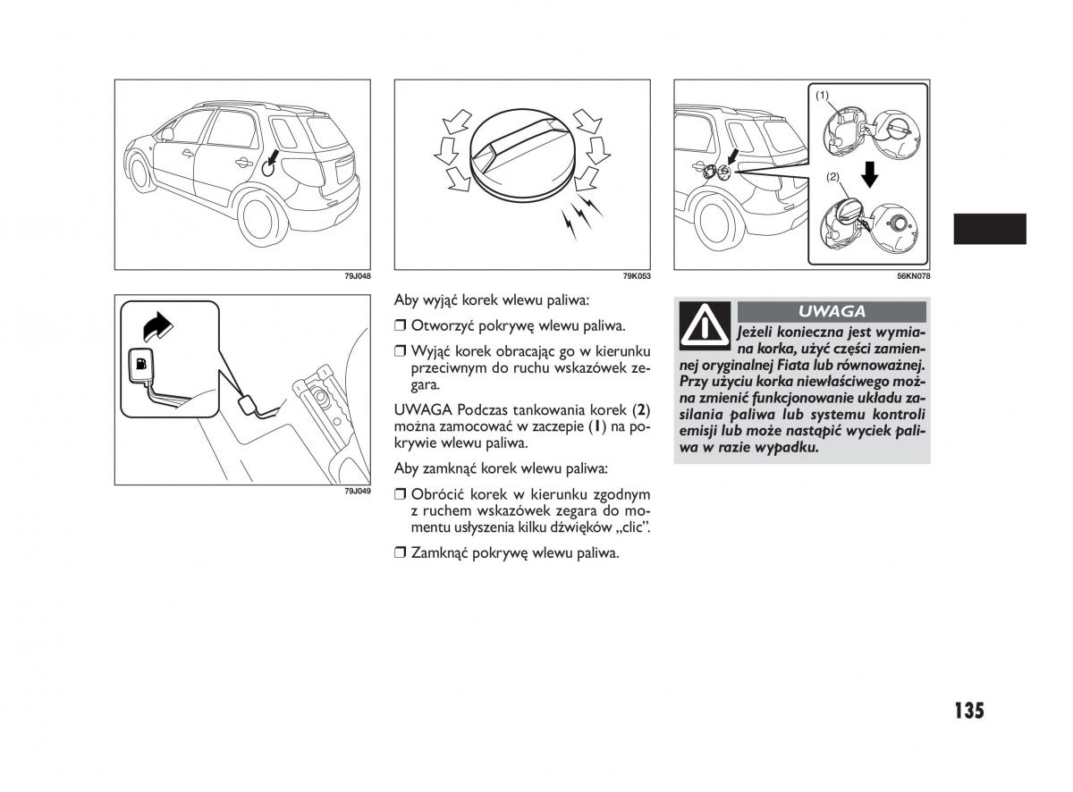 Fiat Sedici instrukcja obslugi / page 139