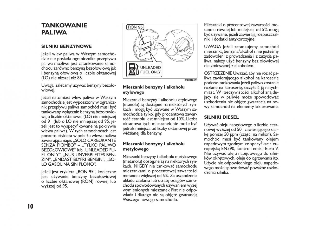 Fiat Sedici instrukcja obslugi / page 14