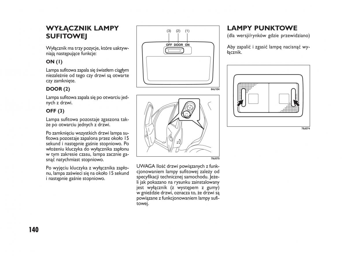 Fiat Sedici instrukcja obslugi / page 144