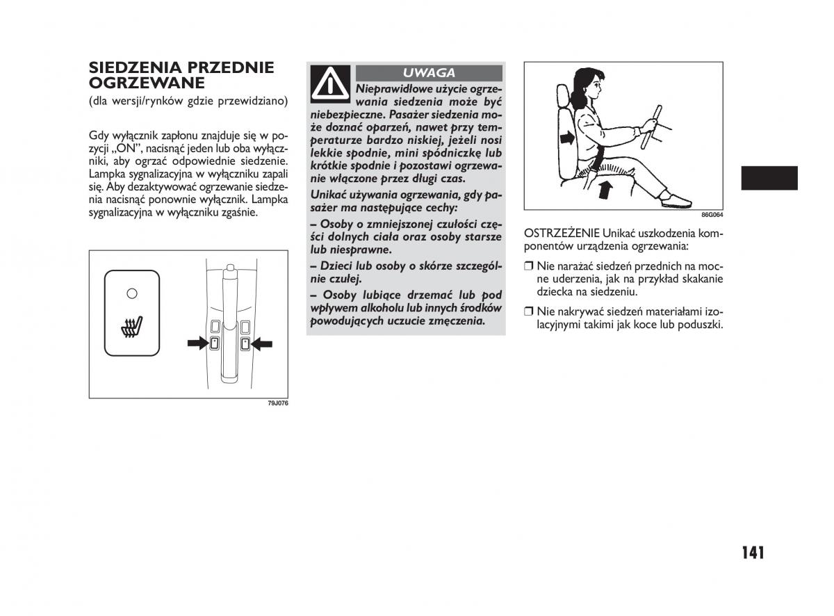 Fiat Sedici instrukcja obslugi / page 145