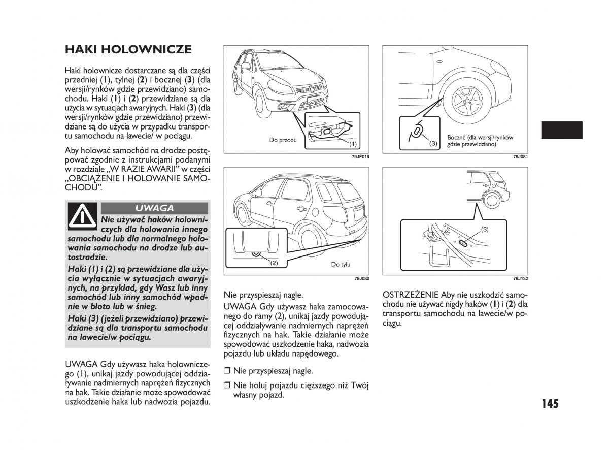 Fiat Sedici instrukcja obslugi / page 149