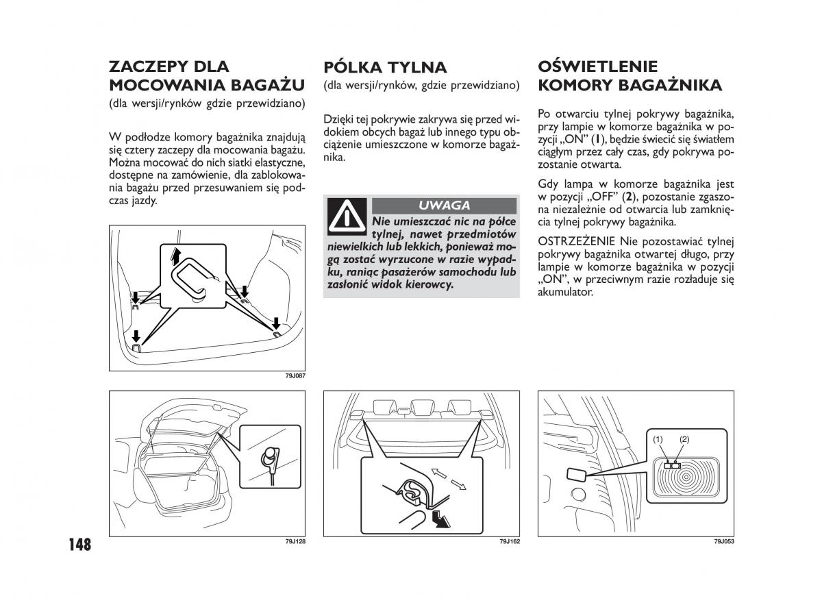 Fiat Sedici instrukcja obslugi / page 152