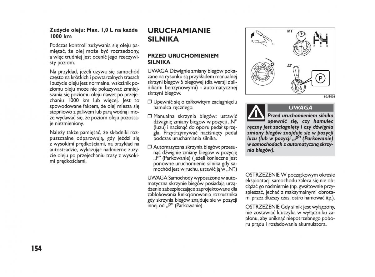 Fiat Sedici instrukcja obslugi / page 158