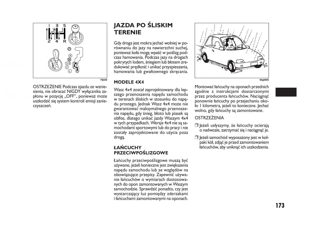 Fiat Sedici instrukcja obslugi / page 177