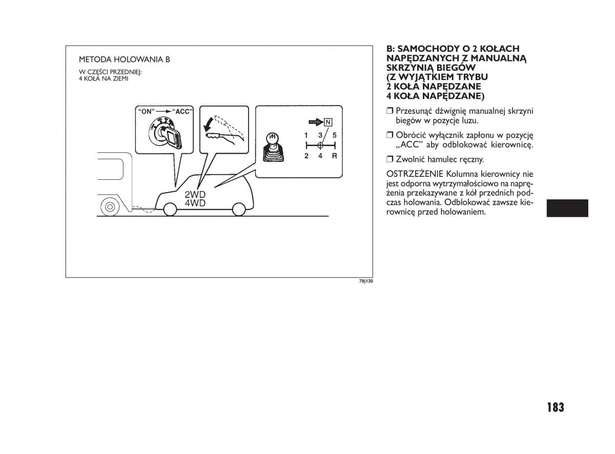 Fiat Sedici instrukcja obslugi / page 187