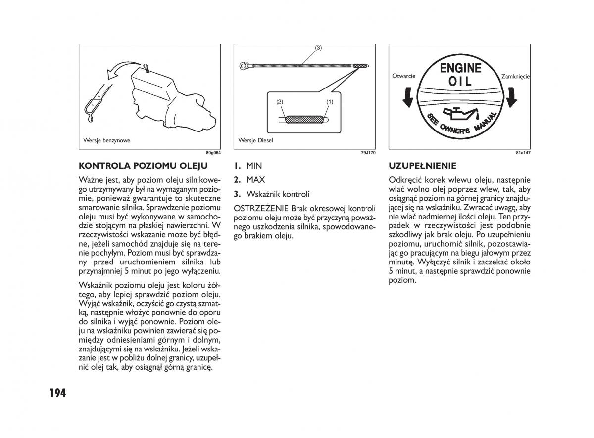 Fiat Sedici instrukcja obslugi / page 198