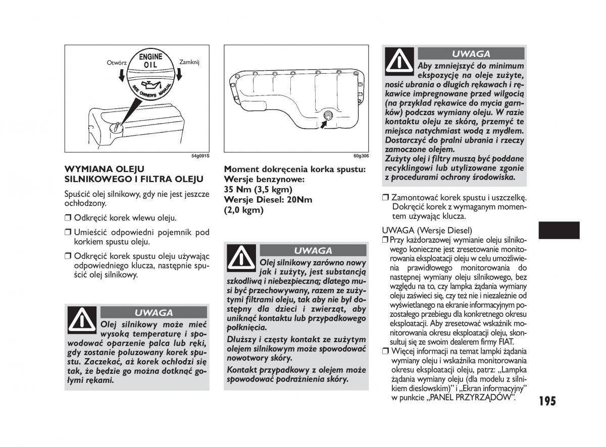 Fiat Sedici instrukcja obslugi / page 199