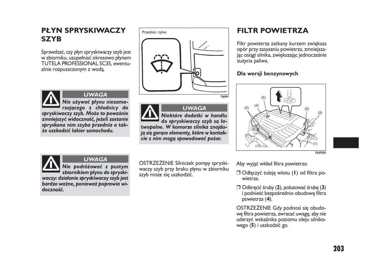 Fiat Sedici instrukcja obslugi / page 207