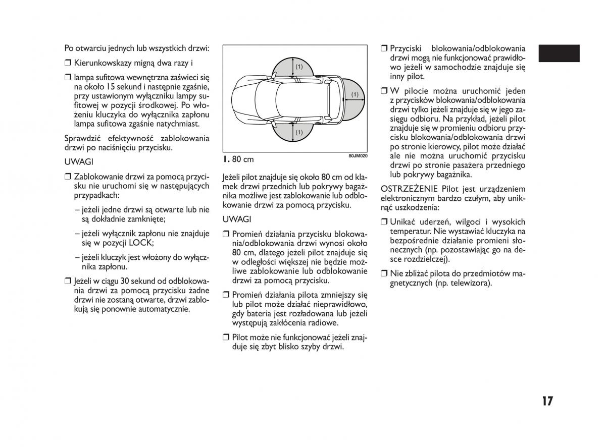 Fiat Sedici instrukcja obslugi / page 21