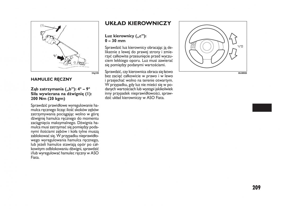 Fiat Sedici instrukcja obslugi / page 213